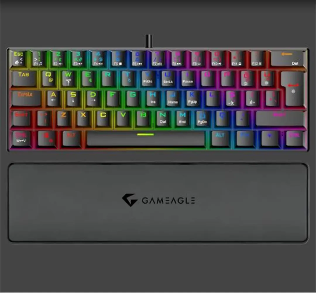 Gameagle GE2020 Helıos RGB Kablolu Tr Layout Mekanik Siyah Oyuncu Klavyesi