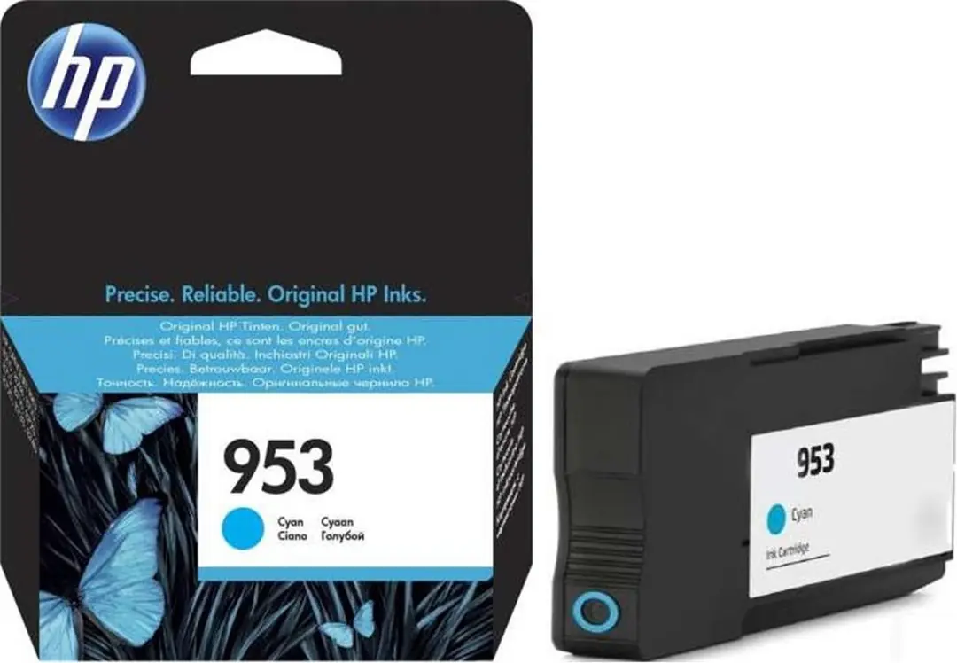 HP 953 Cyan Mavi Kartuş F6U12AE 1