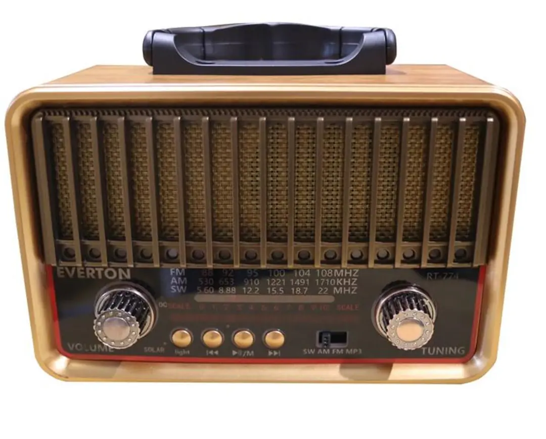 Everton RT-774  Bluetooth-USB-SD-FM  Şarjlı  Nostaljik Radyo 1