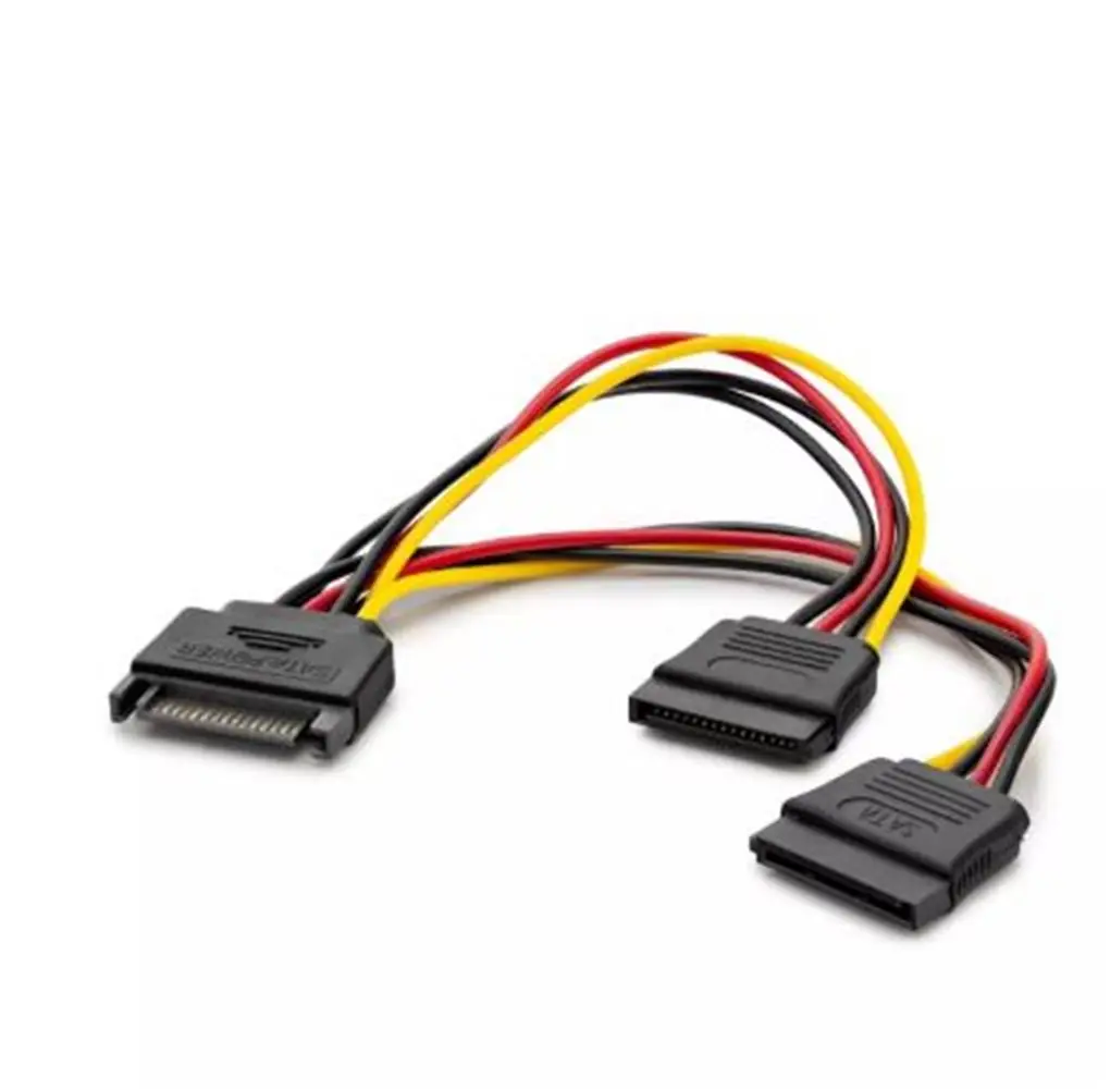 Hadron HDX5519 Sata Power Kablo Dökme 15Cm Siyah 1