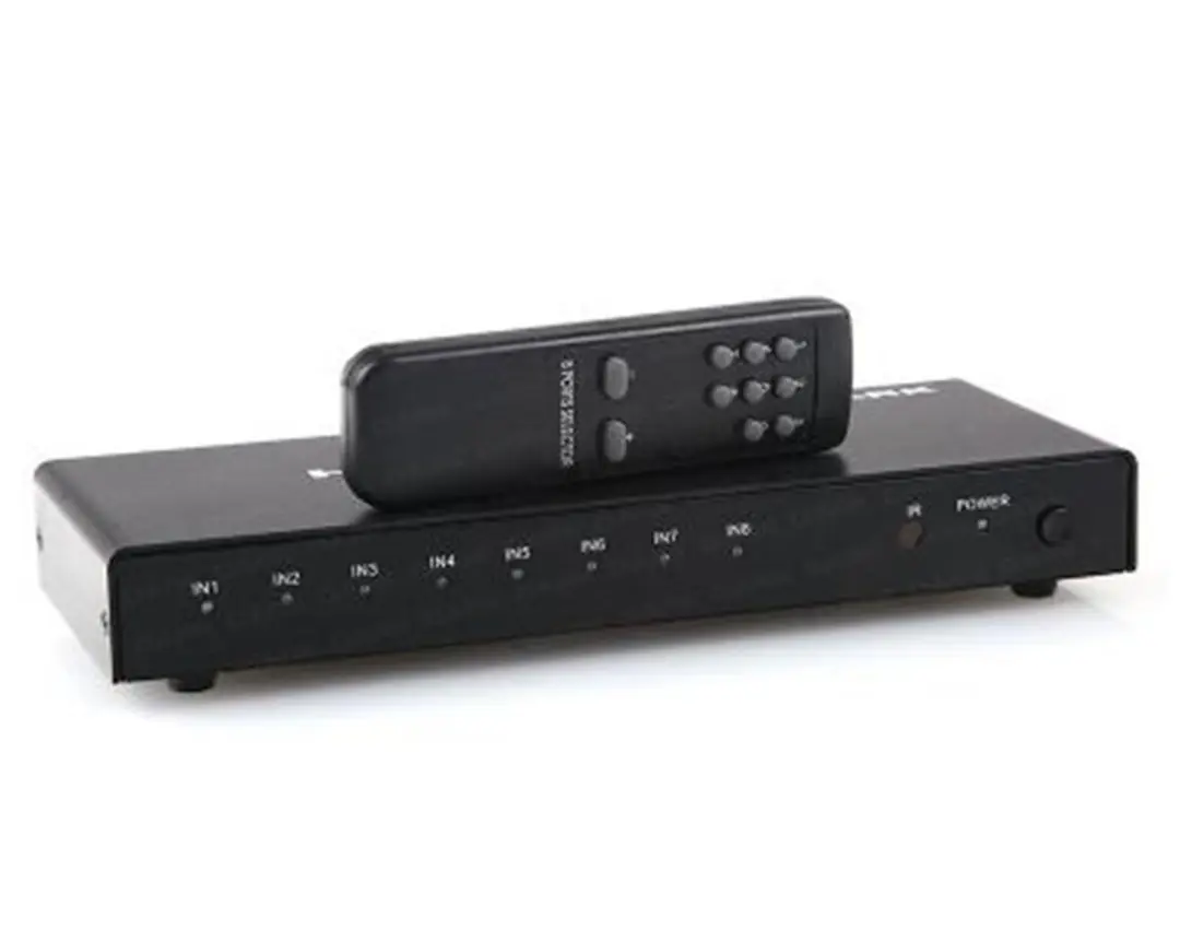 Dark DK-HD-SW8X1 Full HD 8 Giriş 1 Çıkışlı Uzaktan Kumandalı HDMI Switch (Seçici)