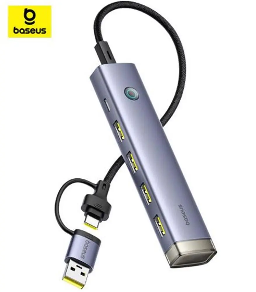 Baseus UltraJoy 6-Port HUB-Uzay Grisi (B00052802811-02) 1