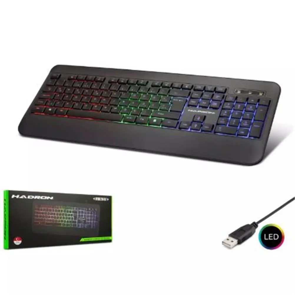 HADRON HDX2607 LEDLİ KABLOLU Q KLAVYE 1