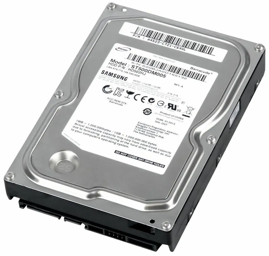 Seagate 500GB ST500DM005 BarraCuda SATA 3.0 7200 RPM 3.5" Harddisk (İthalat)