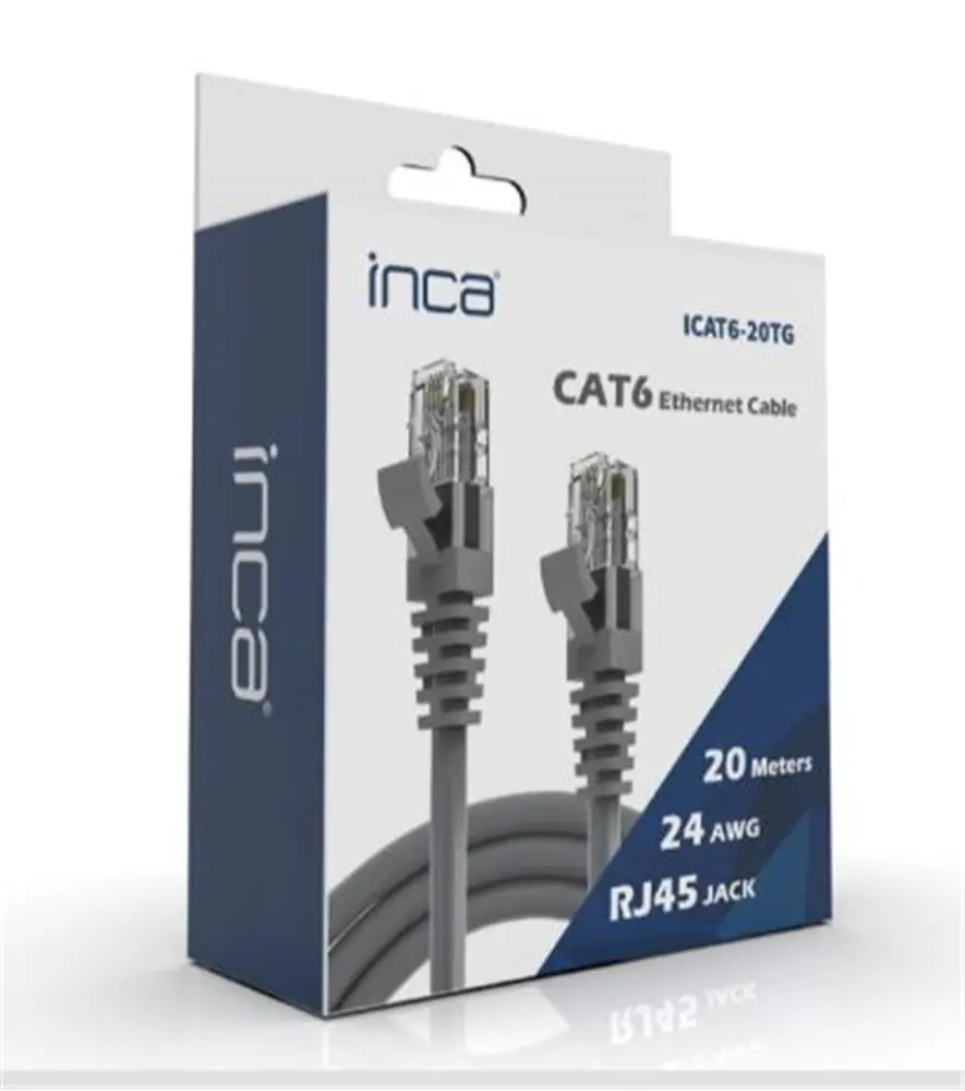 INCA ICAT6-02TG 2 Metre Gri Kablo 1