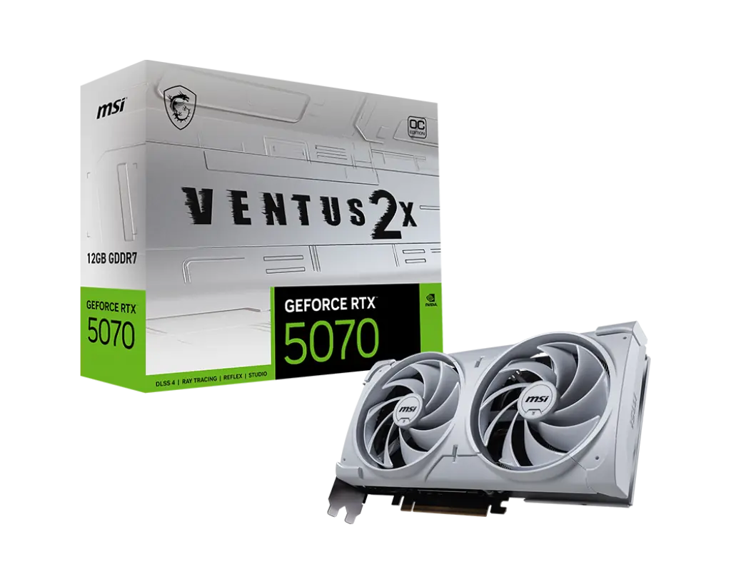 MSI VGA RTX 5070 12G VENTUS 2X OC WHITE 1