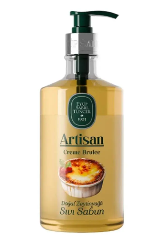 Eyüp Sabri Tuncer Artisan Creme Brulee 600ml Doğal Zeytinyağlı Sıvı Sabun 1