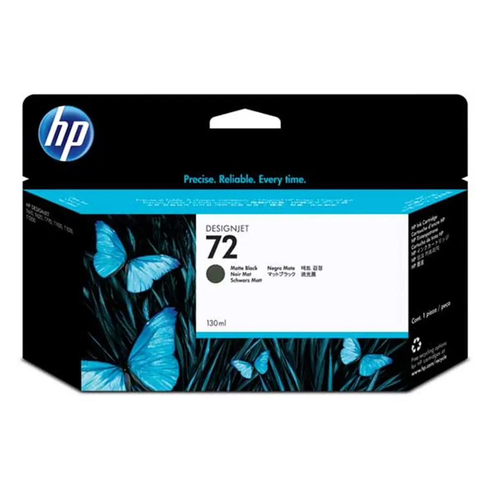 HP 72 Matte Black Mat Siyah 130ML Plotter Kartuşu C9403A 1