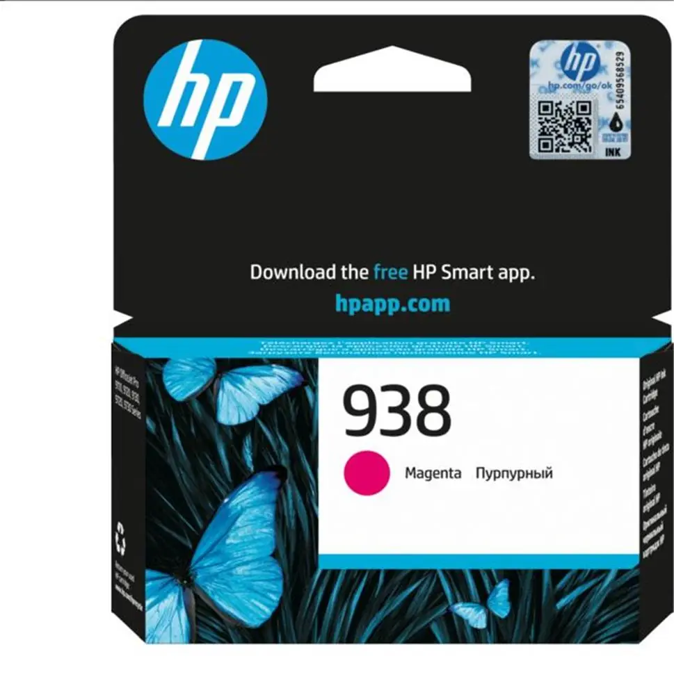 HP 938 Magenta Kırmızı Kartuş 4S6X6PE 1