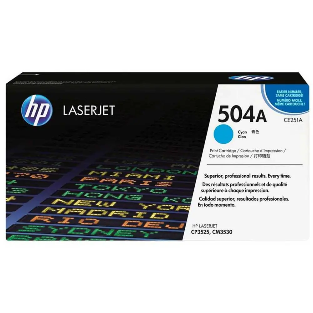HP 504A Cyan Mavi 7.000 Sayfa Toner CE251A 1