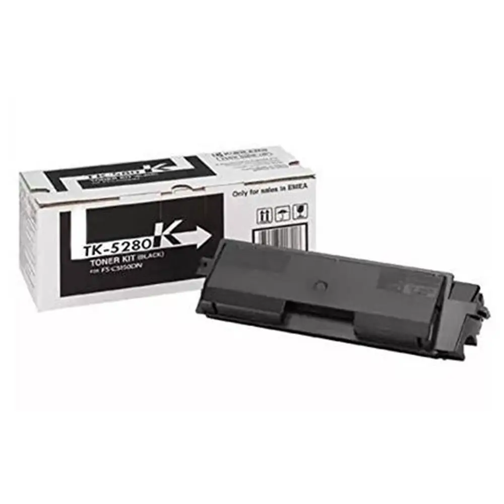 Kyocera TK-5280K Black Siyah Orjinal Fotokopi Toneri Ecosys M6235cidn-6635cidn P6235cdn 13.000 Sayfa 1