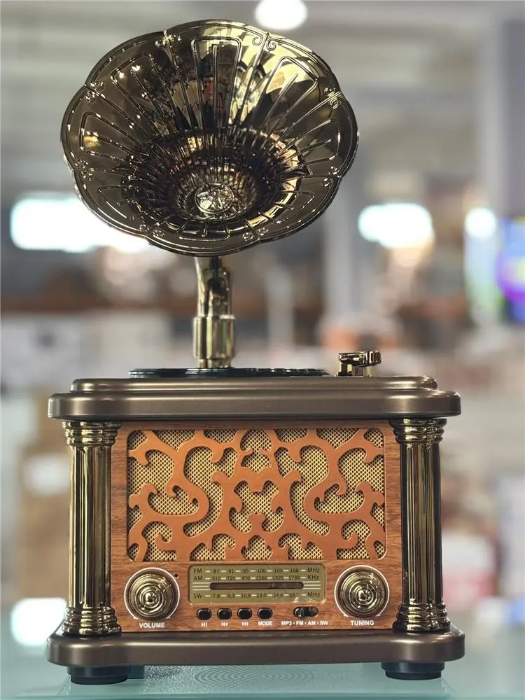 Everton Rt-588  Bluetooth Fm-Usb-Tf-Aux  Şarjlı Nostaljik Radyo