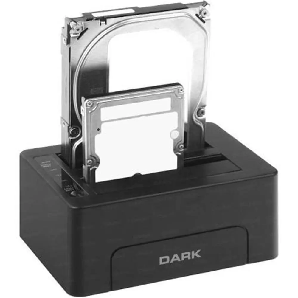Dark StoreX DSD26C Çiftli 3.5"-2.5" USB3.0 SATA 6tb-8tb-10tb Destek 6gbit-s Status Led 1