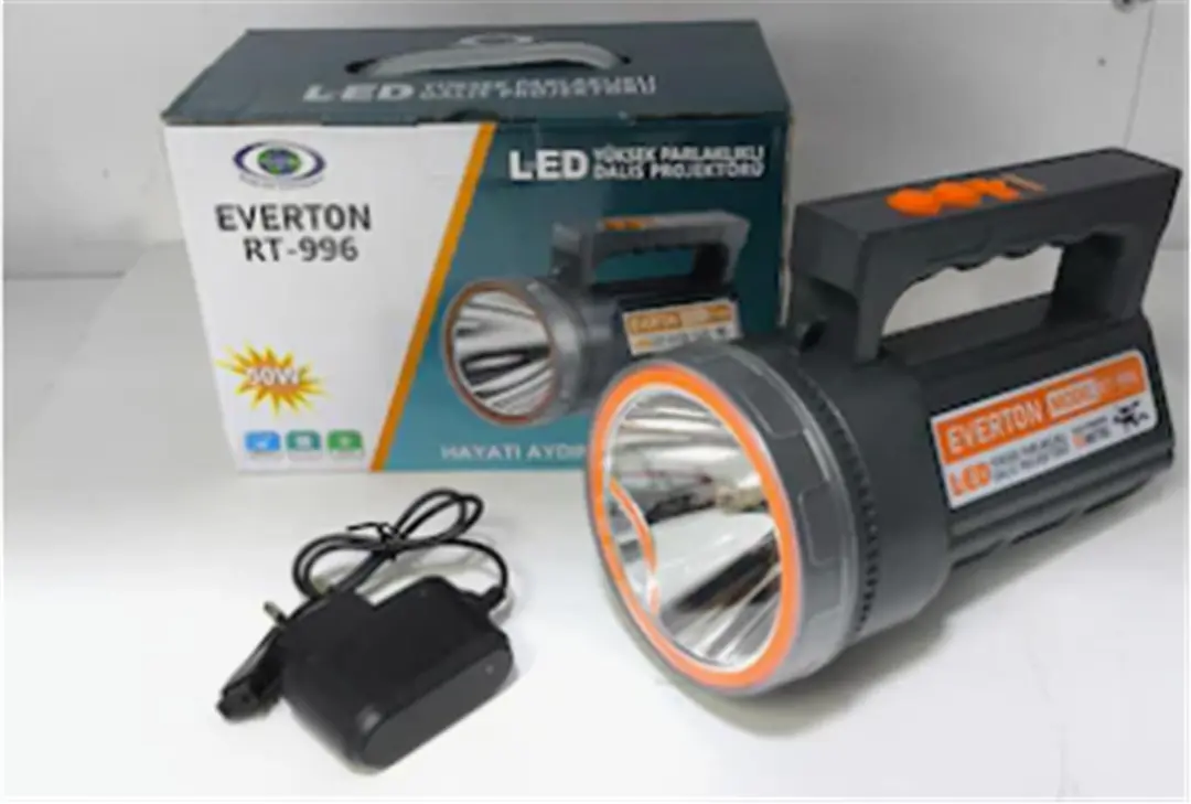 Everton Rt-996 Şarjlı Projektör (15mt) 50w