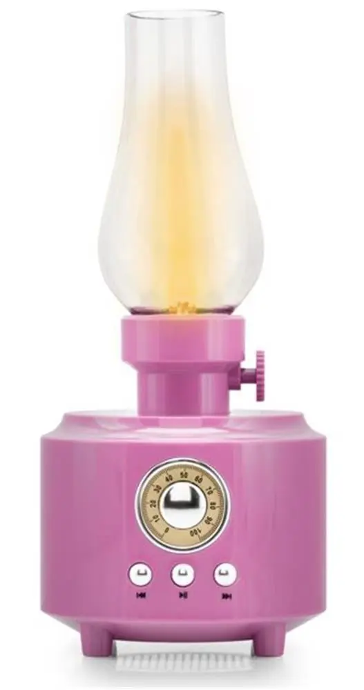 Hadron C210 Pembe Bluetooth Nostalji Gaz Lambası Speaker100-100-200MM 1