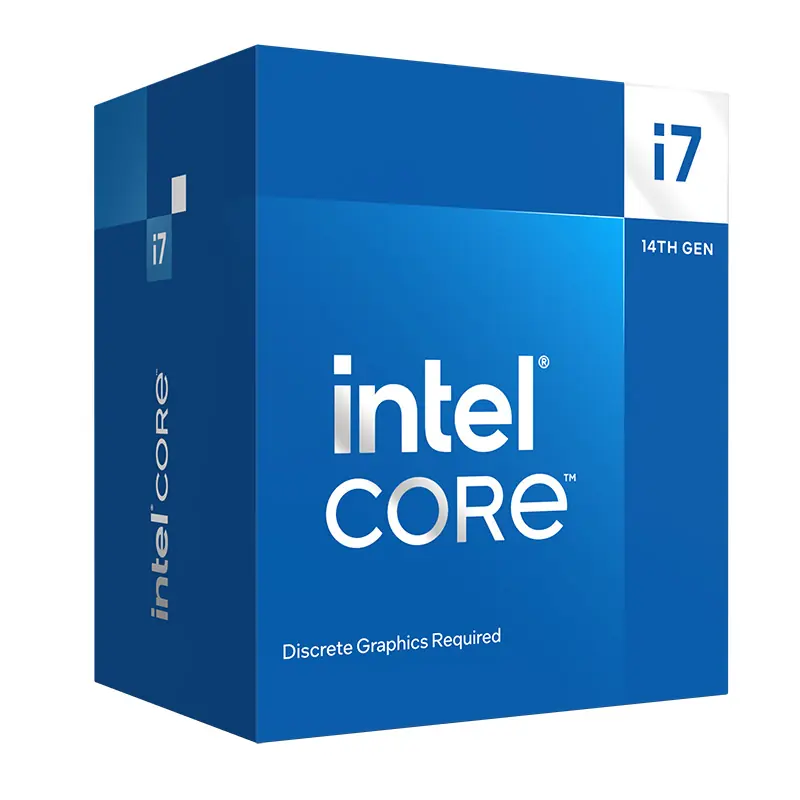 Intel Core i7 14700F 2.1GHz 20 Çekirdek 33MB L3 Önbellek Soket 1700 Kutulu Box İşlemci