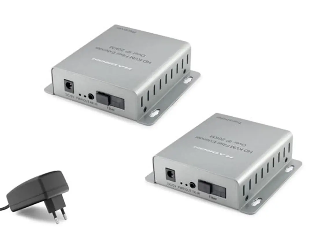 Hadron Hdx1364  20Km  Hdmi Kvm Extender Fıber Silver 1