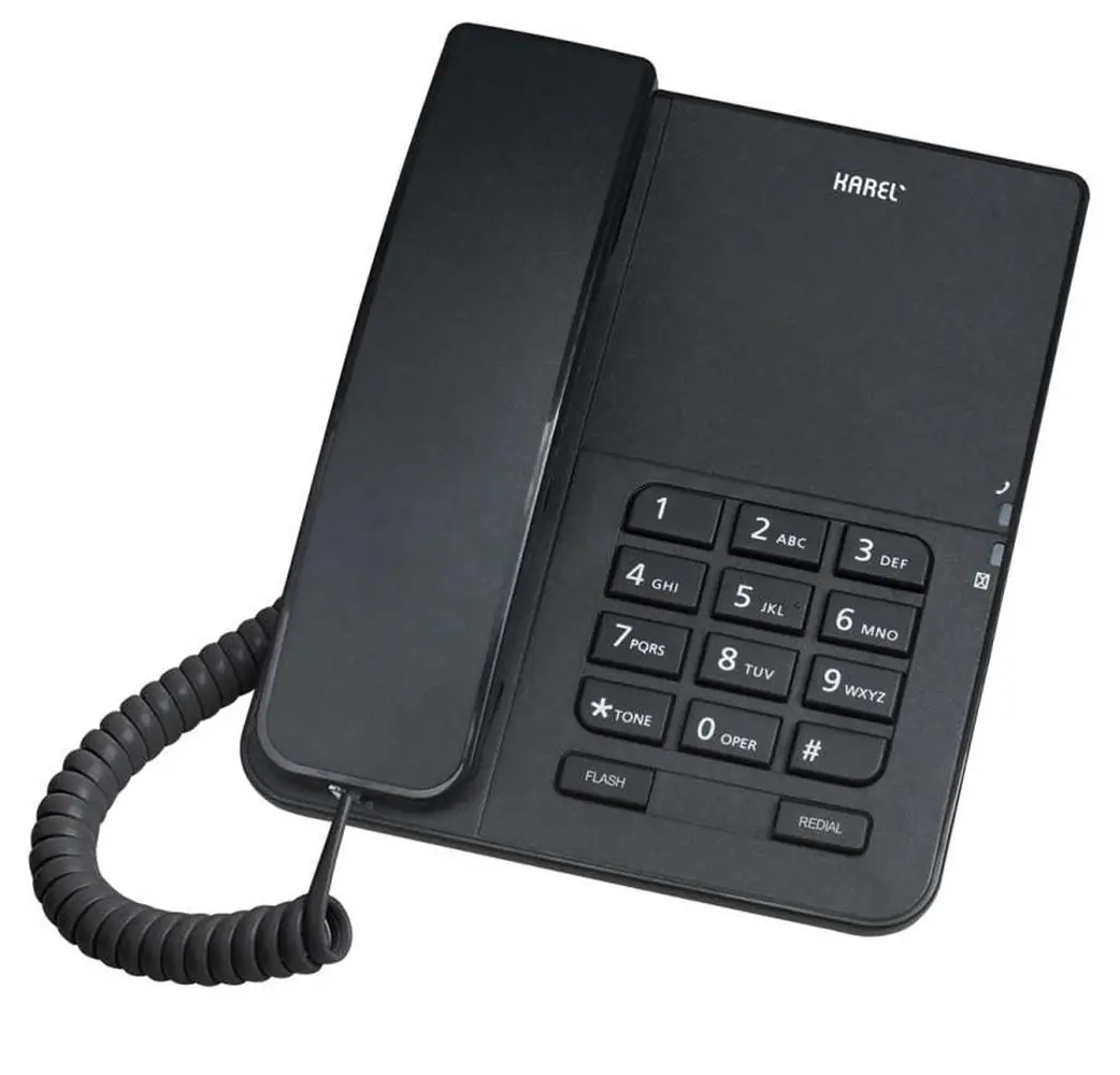 Karel Tm140 Siyah Analog Masa Üstü Kablolu Telefon 1