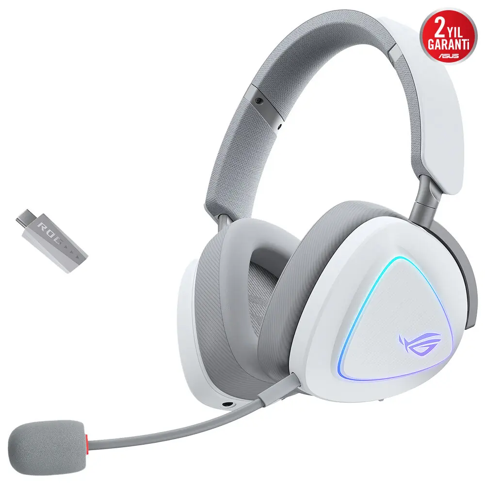 ASUS ROG DELTA II - BEYAZ WIRELESS 1