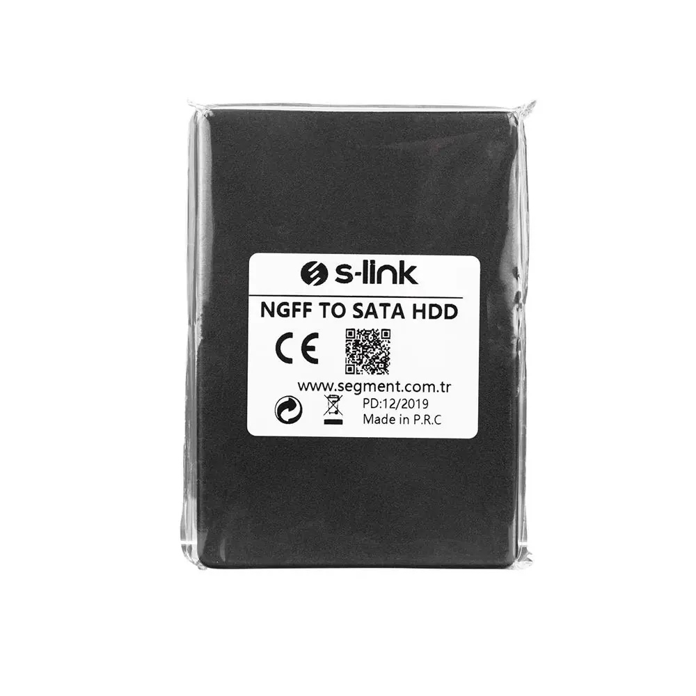 S-link NGFF TO SATA Harici 2.5" Siyah Hdd Kutusu 1