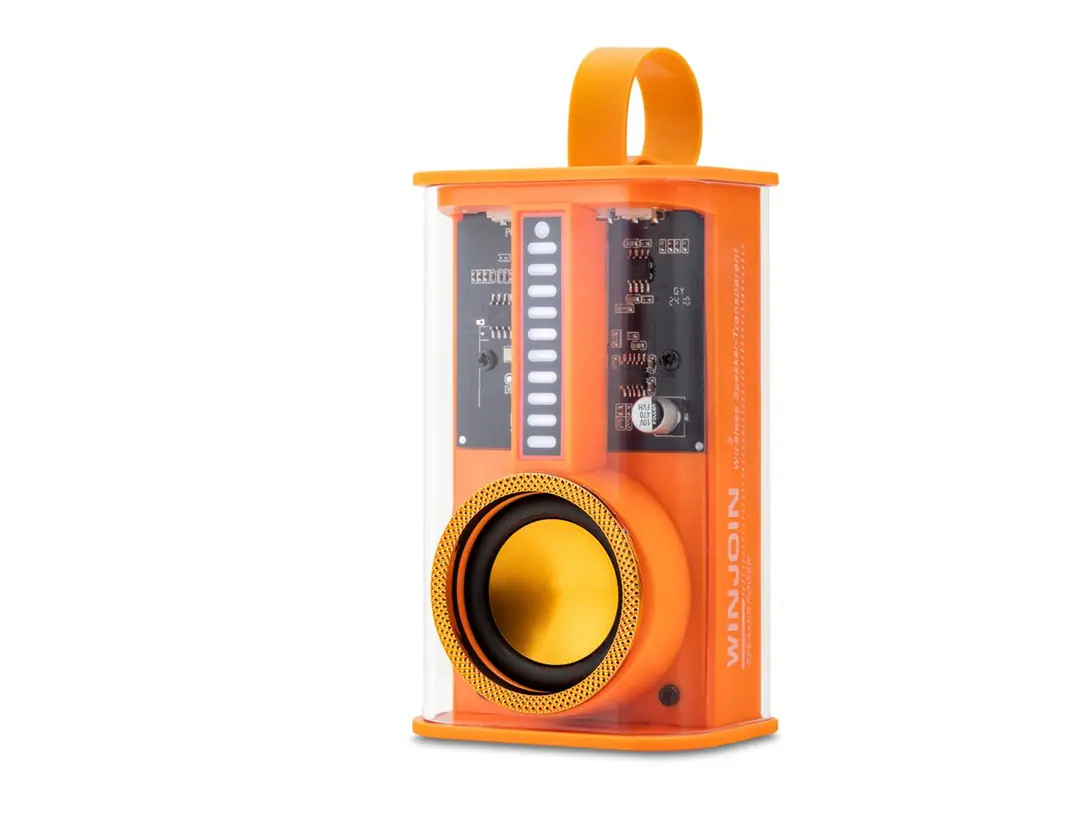 Hadron  K07PRO Turuncu Bluetooth Speaker 5W 102-61-47MM 1