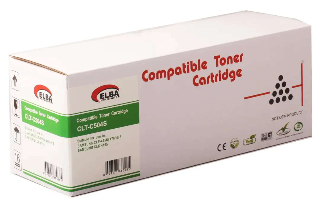 OfisPc Samsung CLT-C504 Muadil Mavi Toner CLP415-4195 1