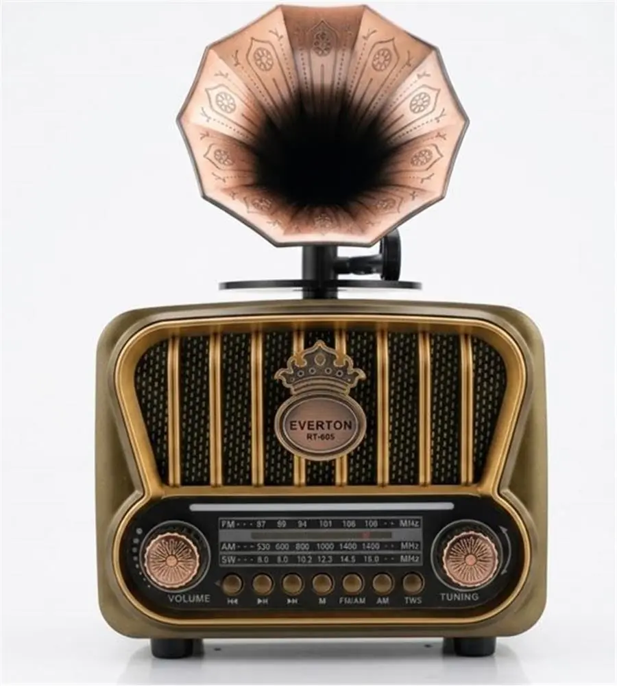 Everton RT-605 Şarjlı,  Nostaljik Radyo( Bluetooth-USB-SD-FM) 1