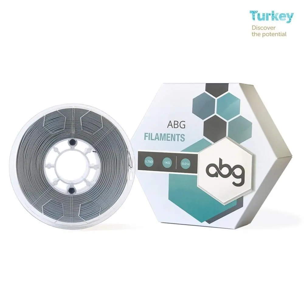 ABG PLA Gri Filament 1.75mm 1kg 1