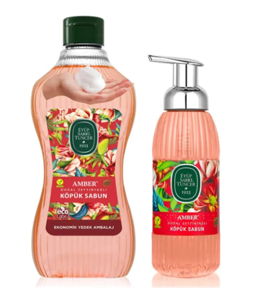 Eyüp Sabri Tuncer 1,5 lt+500 ml Amber Doğal Zeytinyağlı Köpük Sabun 1