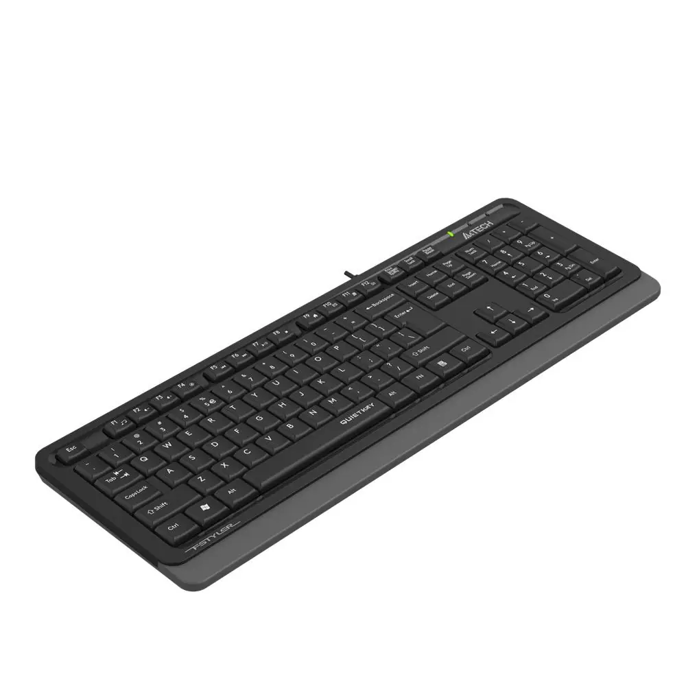 A4 Tech Fk10 Q Usb Quitkey Sessiz Gri Tr Fn-Multimedya Klavye 1