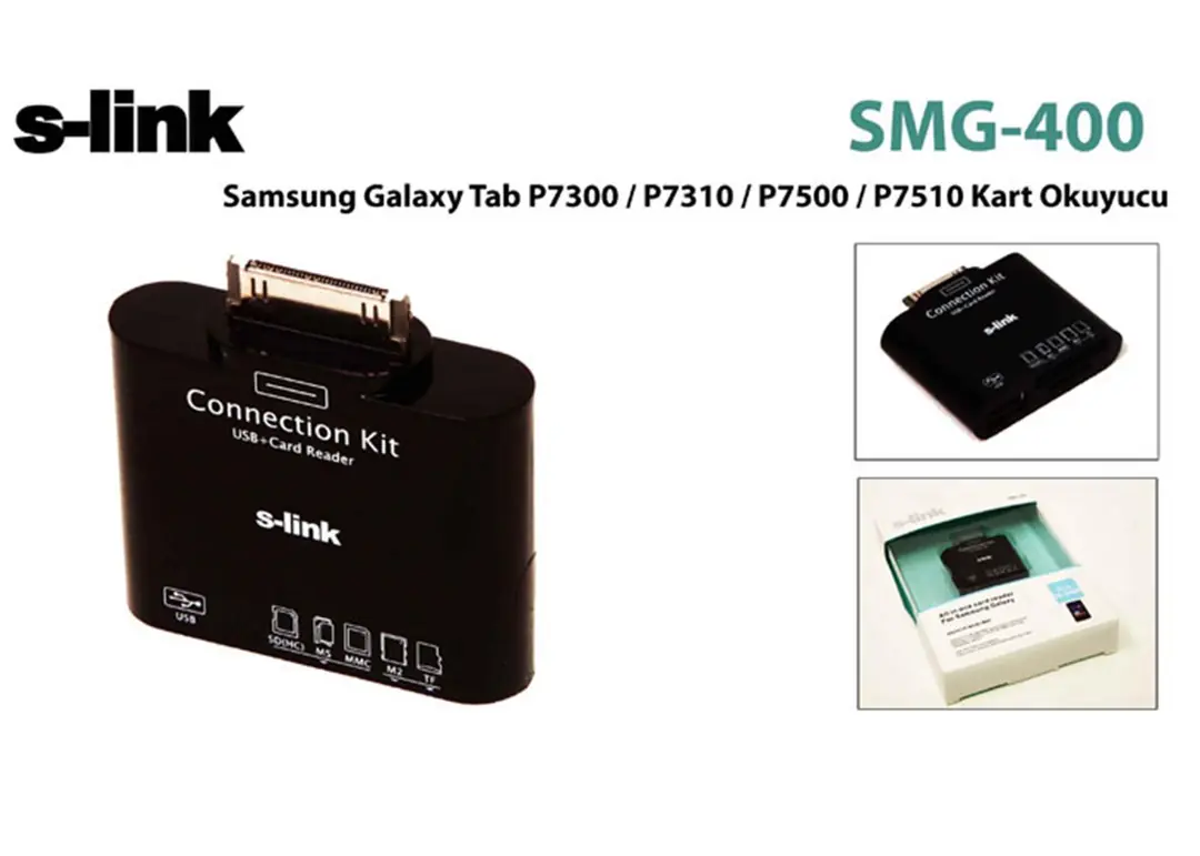 S-link SMG-400 Samsung Galaxy Tablet Kart Okuyucu 1