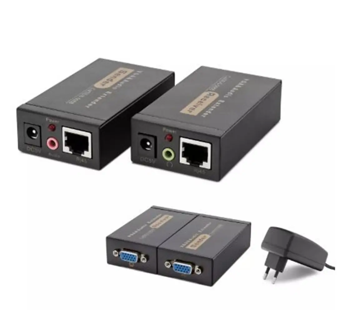 Hadron Hdx1318 100M Vga + Audio Extender 1920×1440 @ 60Hz  Siyah 1