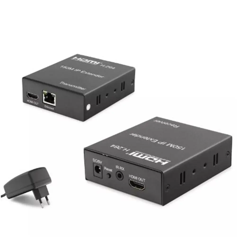 Hadron Hdx1301 150M HDMI 1.3 Extender 1080P  8.1 Mbps Siyah 1