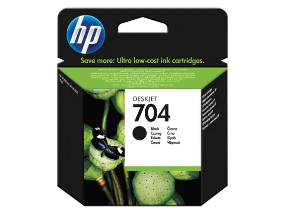 HP 704 Black Siyah Kartuş CN692AE