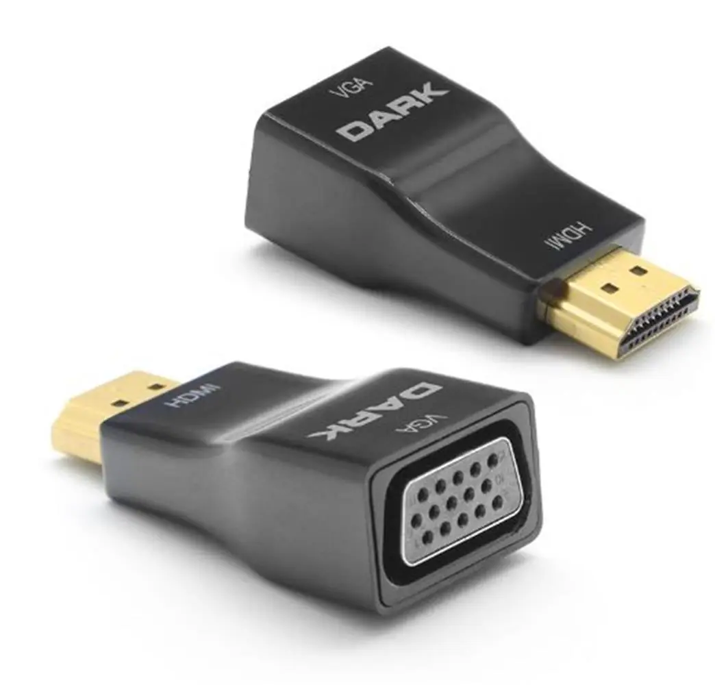 Dark "DK-HD-AHDMIXVGA5" HDMI to VGA Dijital - Analog, Full HD, Mini Dönüştürücü 1