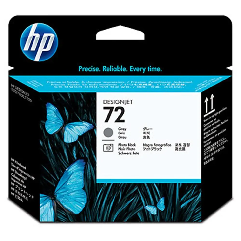 HP 72 Black-Gray Siyah-Gri Baskı Kafası C9380A 1
