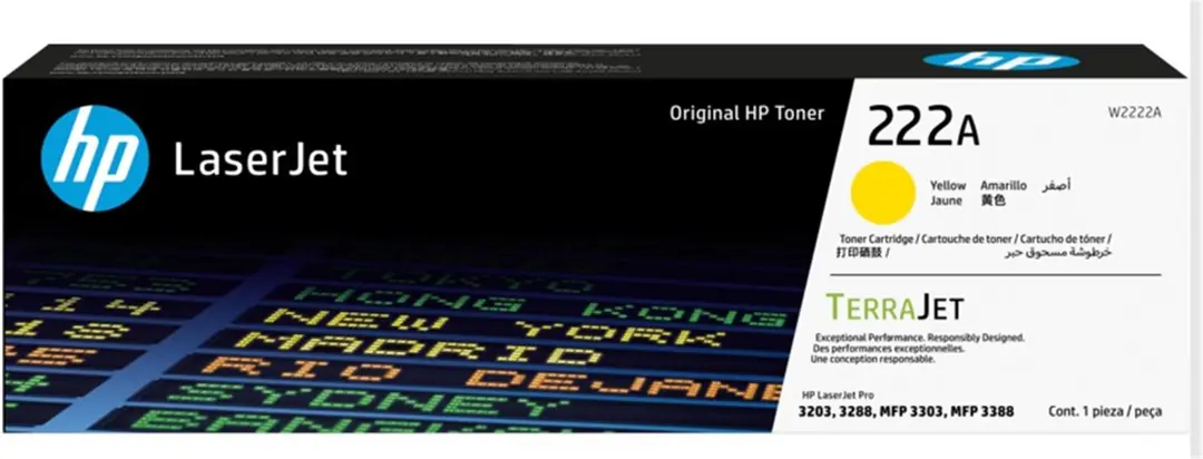 Hp 222A Yellow Sarı 1.200 Sayfa Toner W2222A 1