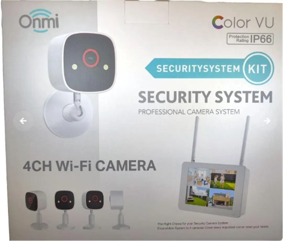 Apronx BSM400 4 Kanal Nvr + 3Mp 4 Kamera Full Color Mik. + 10" Lcd Wifi Set 1