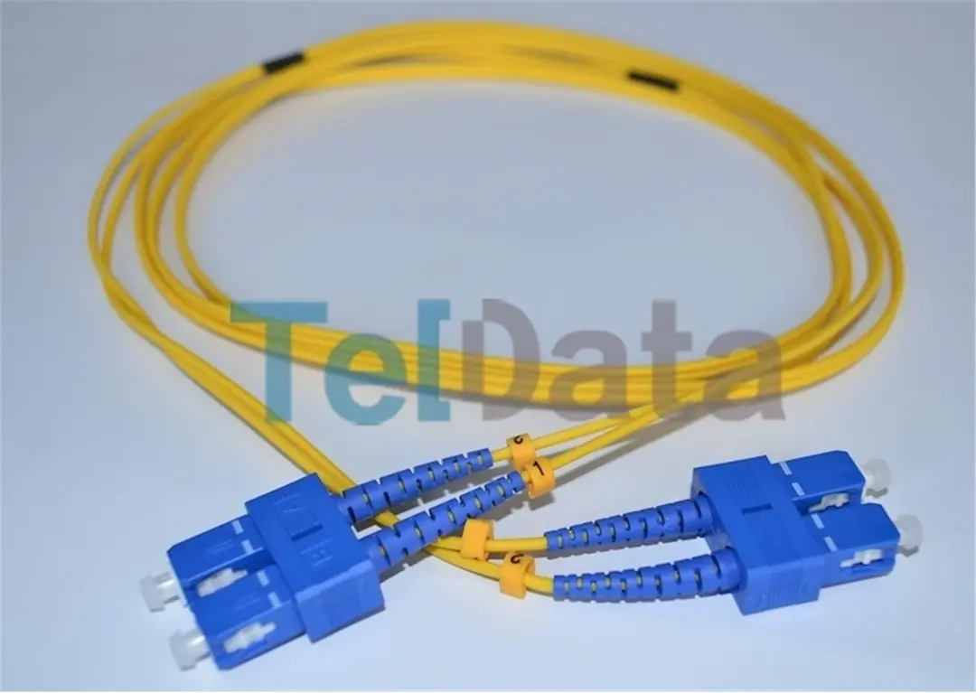 TELDATA TLD-SC113 SC-UPC-SC-UPC SM DX 3 METRE FIBER OPTIK PATCHCORD 1