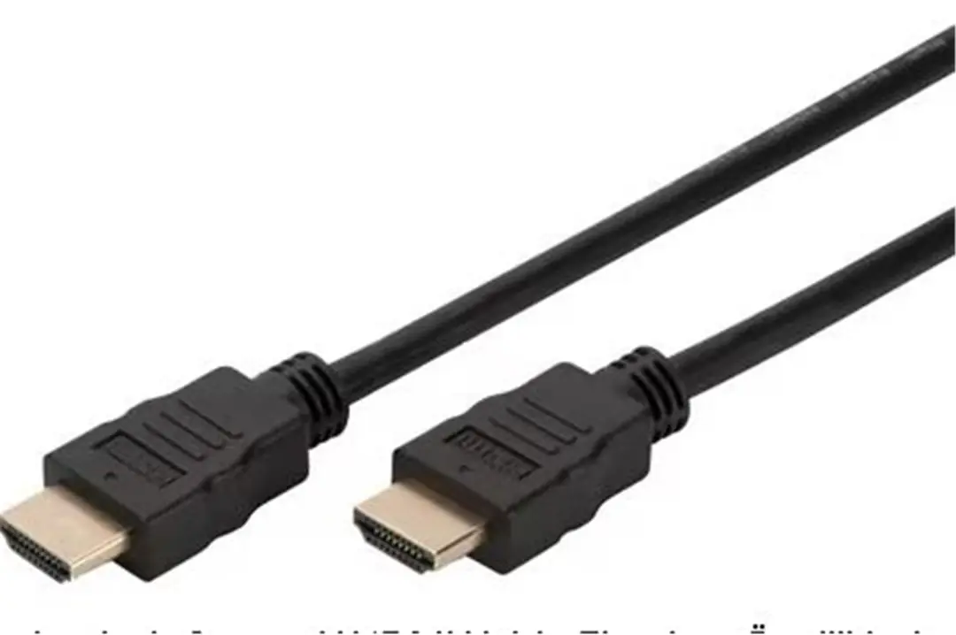 Digitus AK-330107-020-S 2 metre Altın Kapl.Siyah 4K HDMI Kablo
