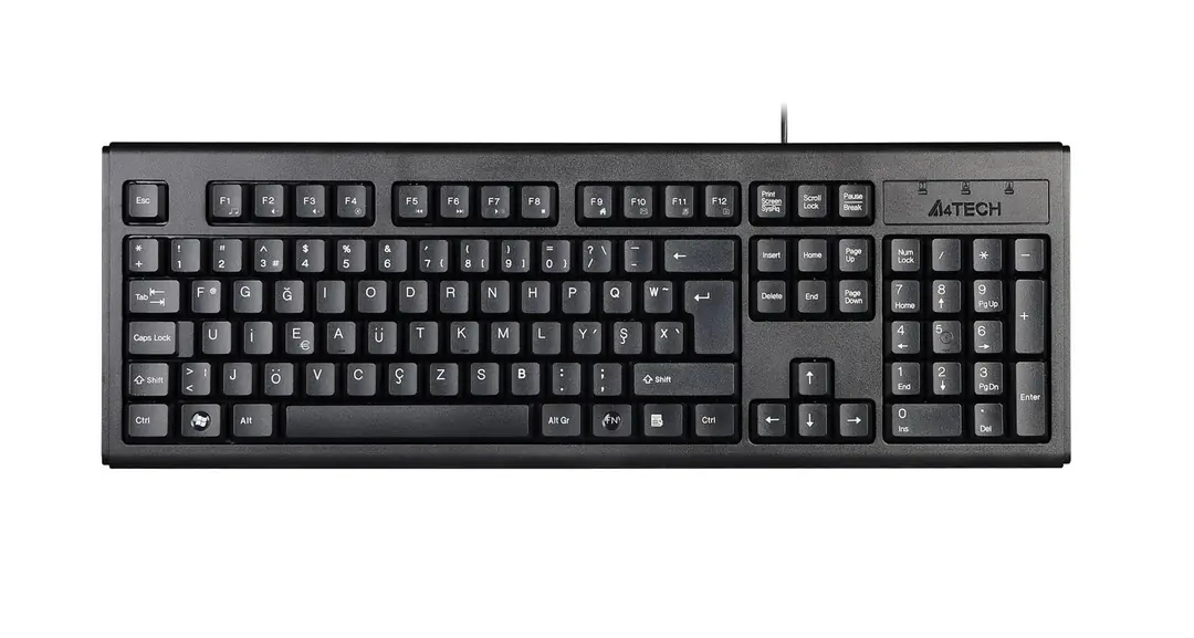 A4 Tech Km-720 Siyah F Tr Usb Kablolu Fn Multimedya Klavye 1