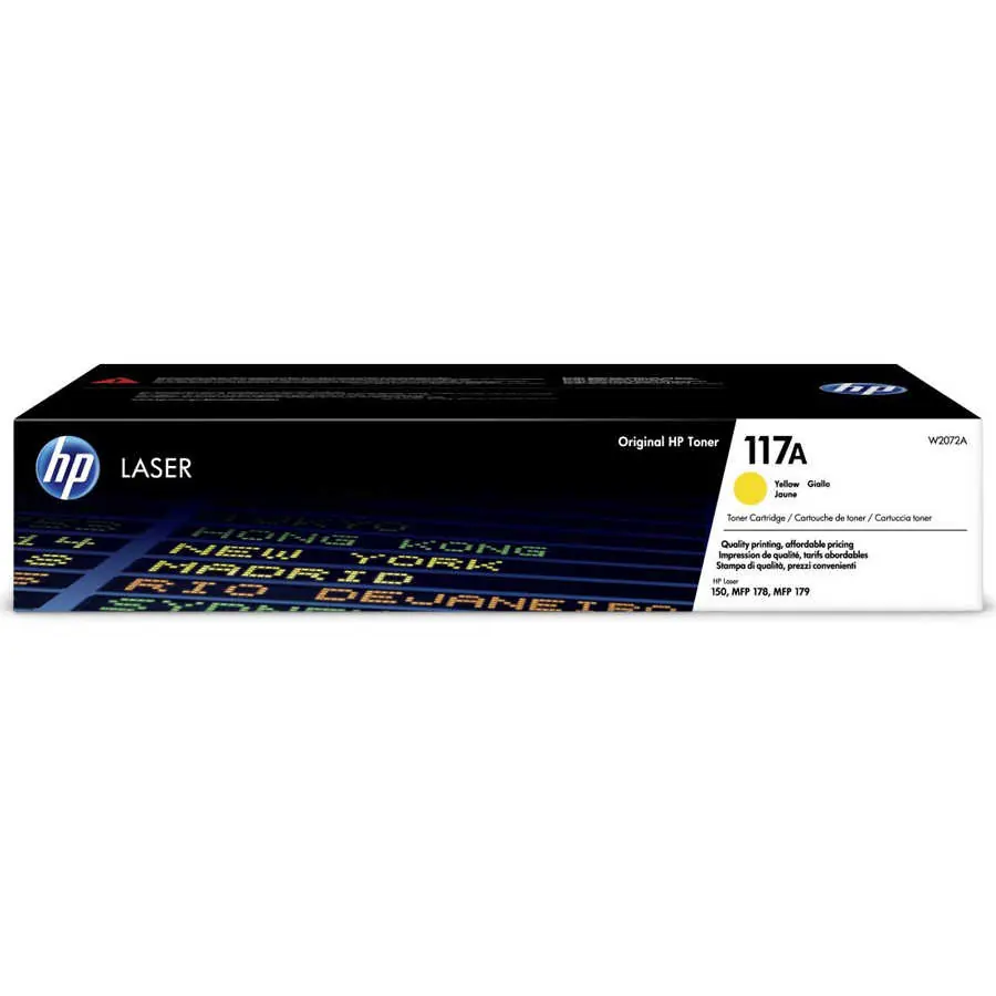 HP 117A Yellow Sarı 700 Sayfa Toner W2072A