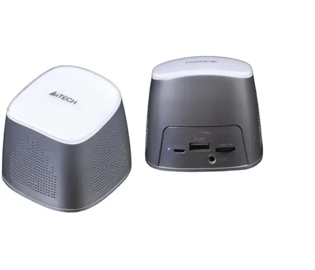 A4 Tech BTS-03 BT Şarj Edilebilir PowerBank Ses Bombası Beyaz Speaker 1
