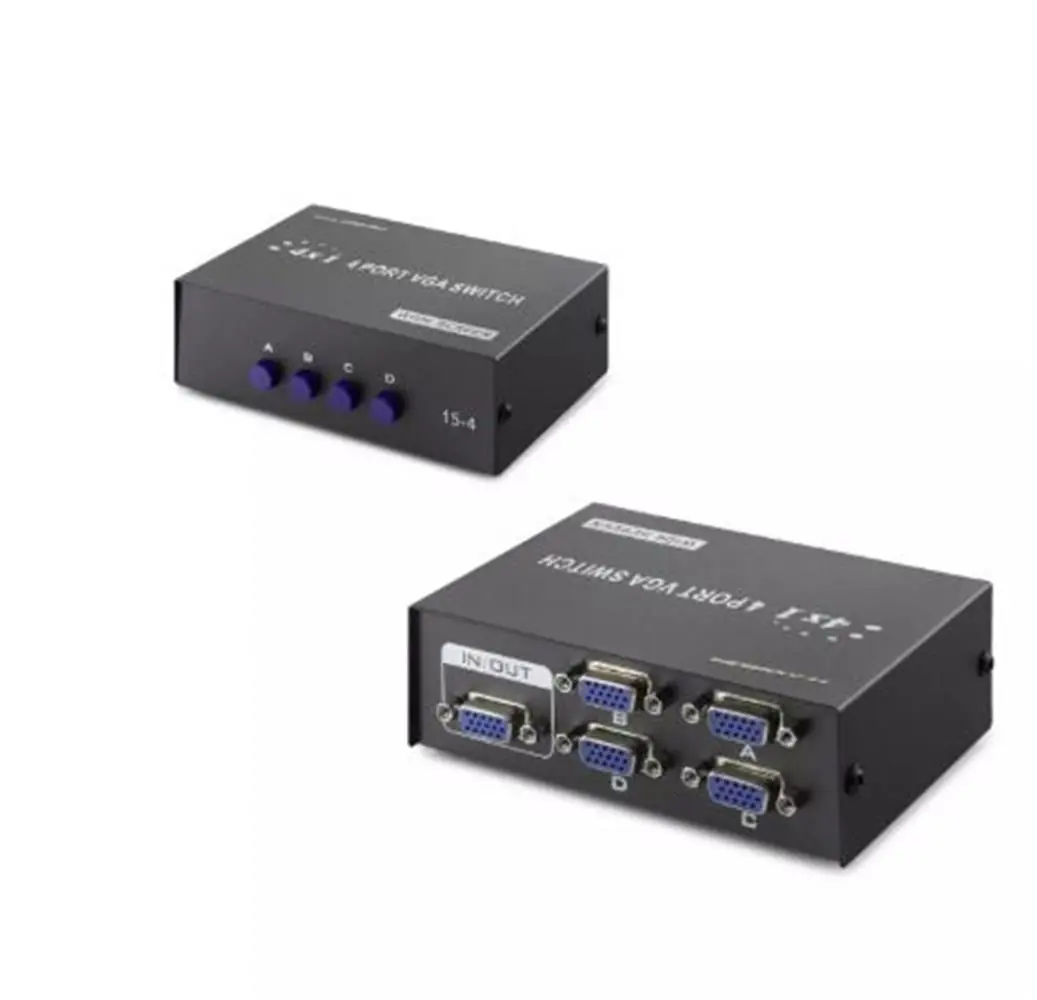 Hadron Hdx1329 4 Port Vga Switch 54Mhz 4Giriş 1Çıkış 1