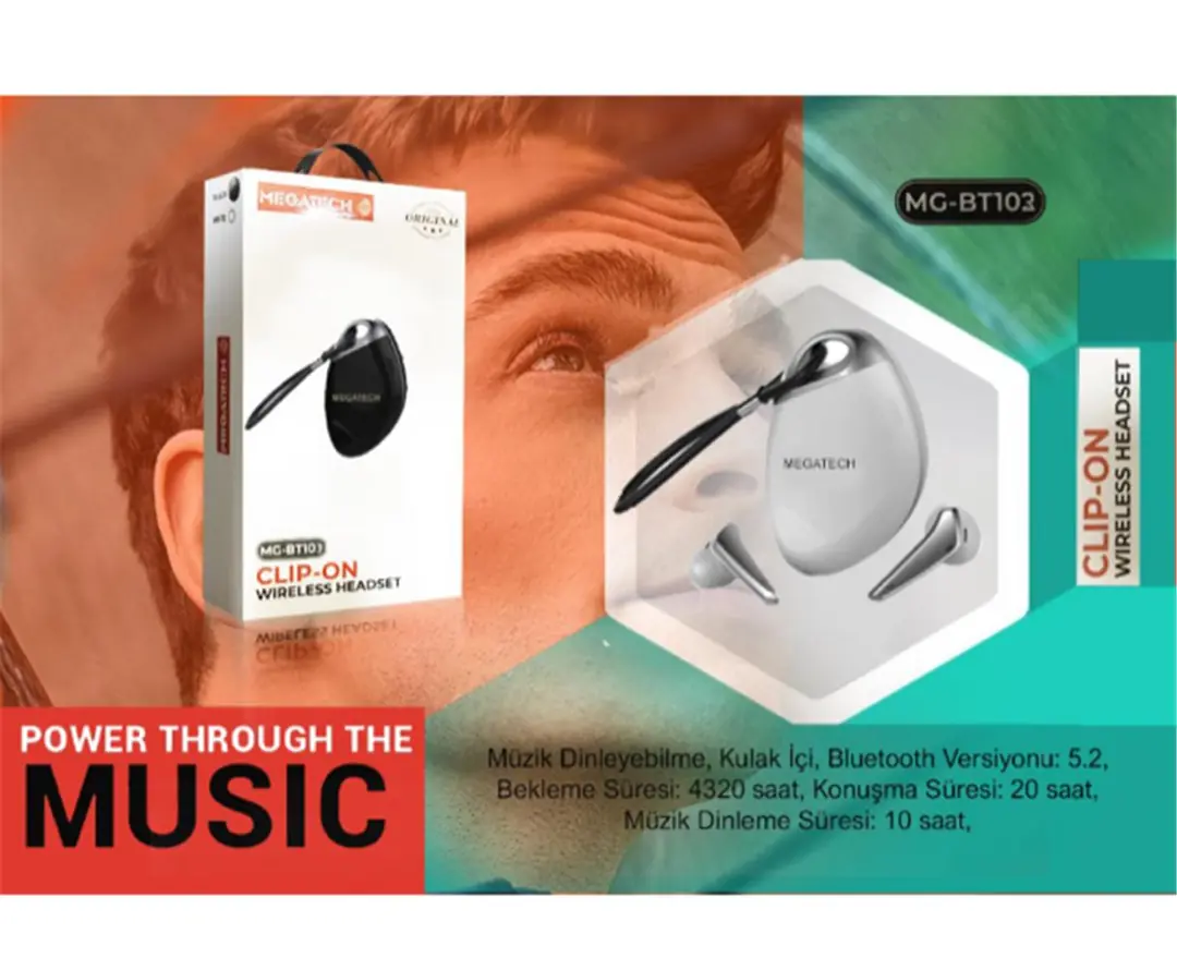 Megatech Mg-Bt101 true Bluetooth Earphone Kablosuz Kulaklık 1