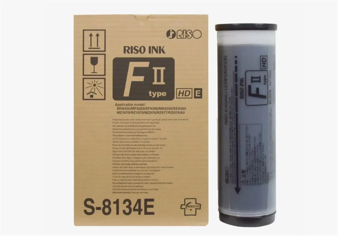 Riso S-8134- 6870 -7124 RZ 970-6870 SF-9390 Orjinal Mürekkep E type HD Z type