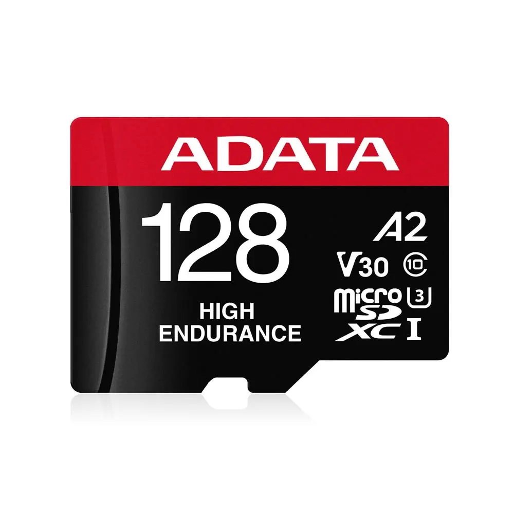 Adata 128 GB High Endurance microSDXC 4K U3 V30 A2 Hafıza Kartı 1