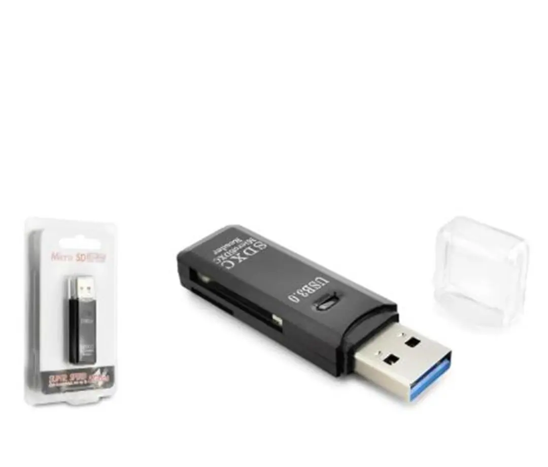 HADRON HDX7030 USB 3.0 Kart Okuyucu SD MicroSD 5 Gbps Siyah 1