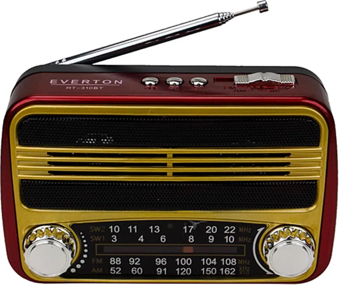 Everton Rt-310bt Bluetooth Fm-Usb-Tf Card- Şarjlı  Nostaljik Radyo 1