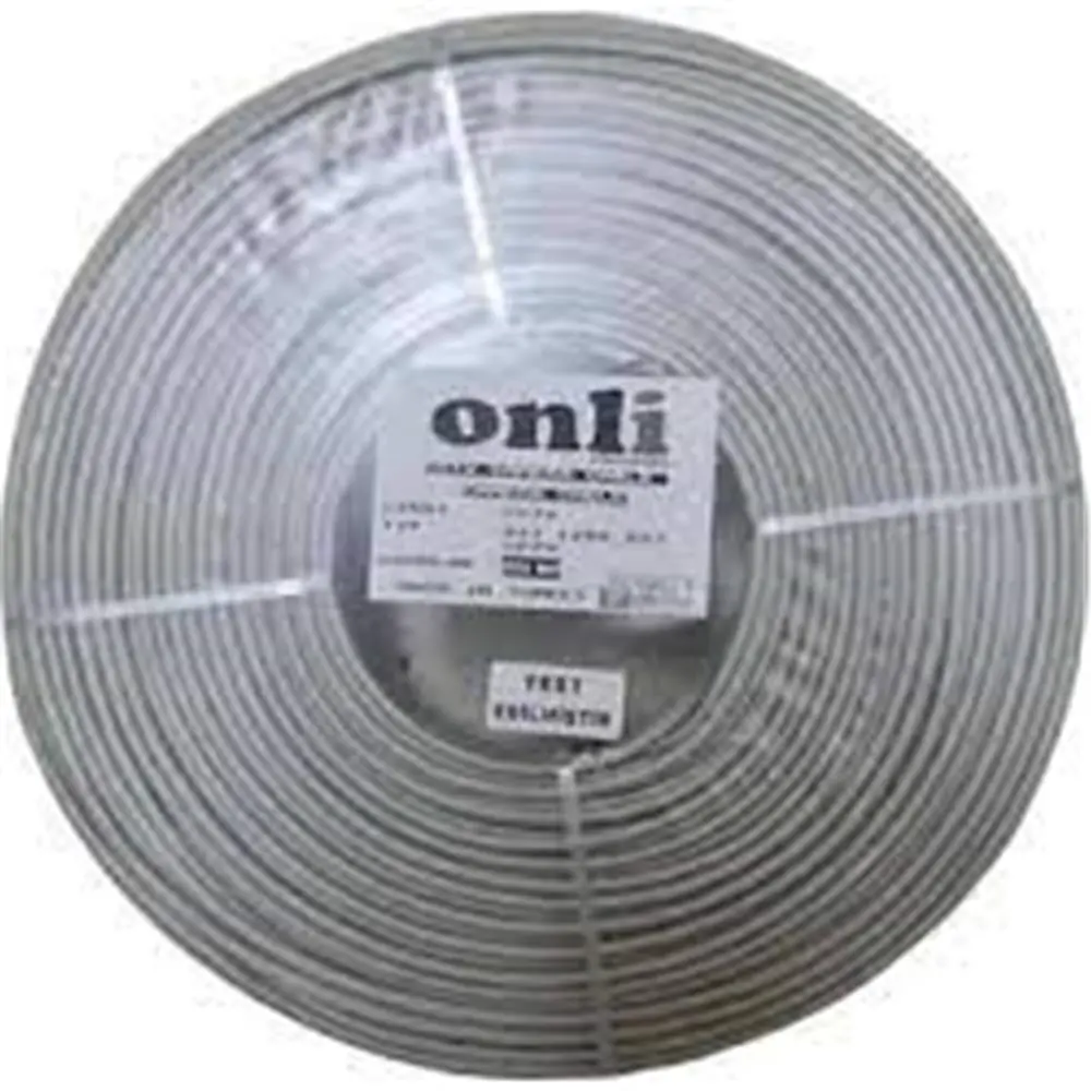 Onli ON-5001 2+1 1x0,50 mini Coax 2x0,50mm 100 metre CCA Kamera Kablosu 1